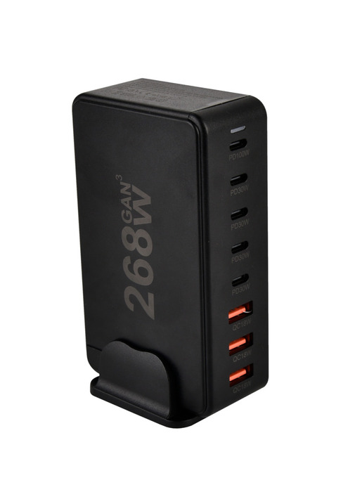 USB Tower 268 W PD - 8 porte (5 x USB-C, 3 x USB-A)